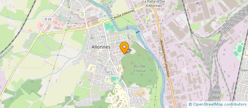 localisation de l'entreprise GERLYDANSE à ALLONNES