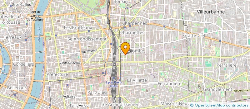 localisation de l'entreprise GERMAIN 2000  LYON