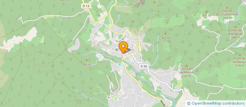 localisation de l'entreprise GERMAIN à COTIGNAC