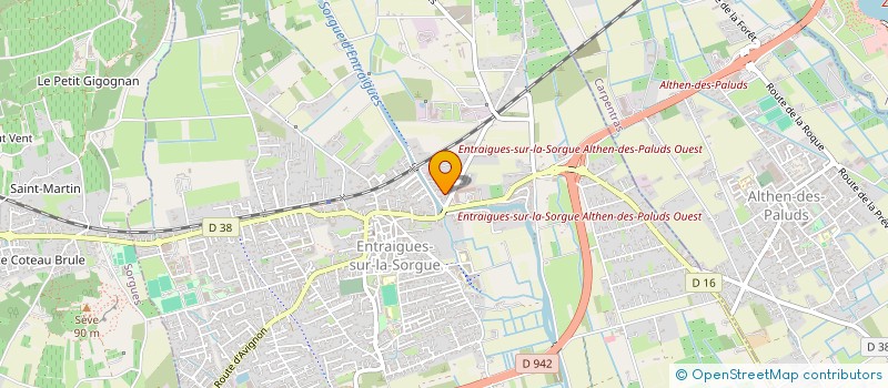 localisation de l'entreprise GERMAIN  ENTRAIGUES-SUR-LA-SORGUE