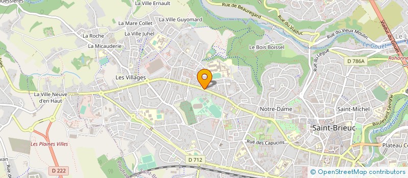 localisation de l'entreprise GERMAIN AUTOMOBILES à SAINT-BRIEUC
