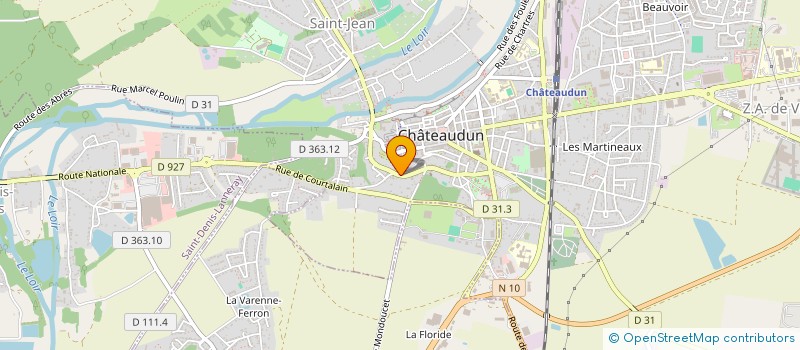 localisation de l'entreprise GERMAIN AYMERIC TAXI à CHATEAUDUN