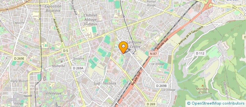 localisation de l'entreprise GERMAIN ELECTRICITE  SAINT-MARTIN-D'HERES