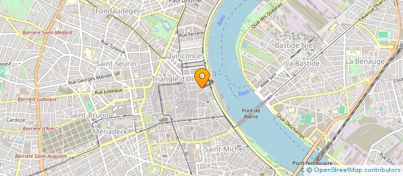 localisation de l'entreprise GERMAIN ET ASSOCIES à BORDEAUX