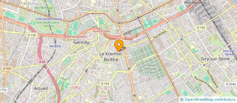 localisation de l'entreprise GERMAIN ET COMPAGNIE  LE KREMLIN-BICETRE