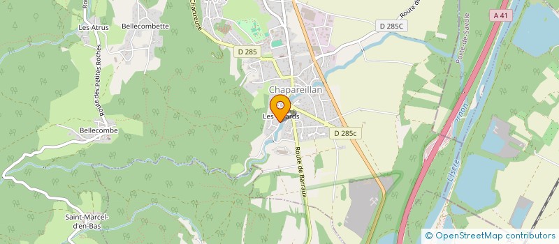 localisation de l'entreprise GERMAIN-FANDRE  CHAPAREILLAN