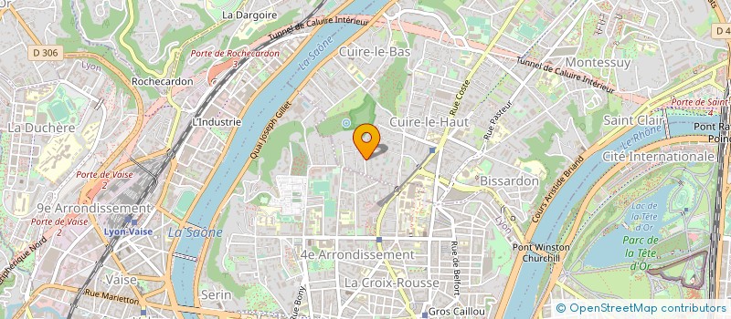 localisation de l'entreprise GERMAIN GRAVURE INDUSTRIELLE  CALUIRE-ET-CUIRE