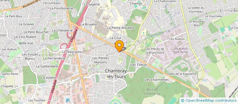 localisation de l'entreprise GERMAIN-LE GARREC  CHAMBRAY-LES-TOURS