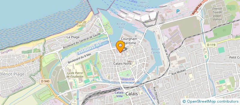 localisation de l'entreprise GERMAIN LE SAINT  CALAIS