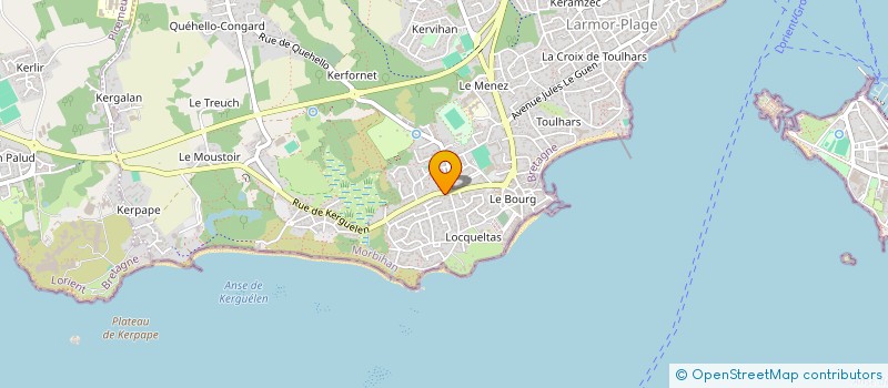 localisation de l'entreprise GERMAIN MUSIQUE  LARMOR-PLAGE