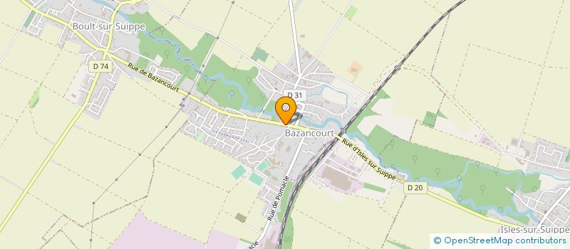 localisation de l'entreprise GERMAIN'S DEVELOPMENT  BAZANCOURT