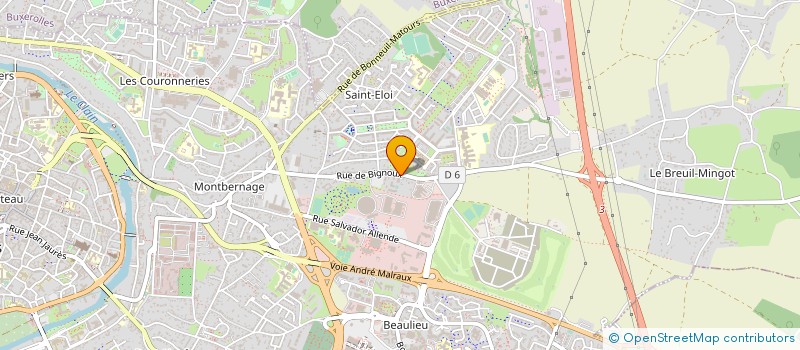 localisation de l'entreprise GERMAIN TRANSMISSIONS à POITIERS