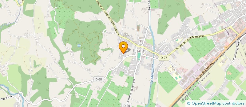 localisation de l'entreprise GERMAIN TRANSPORT INTERNATIONAL  CHATTE