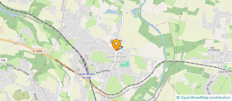 localisation de l'entreprise GERMAINADE  SAINT-ANDRE-LE-GAZ