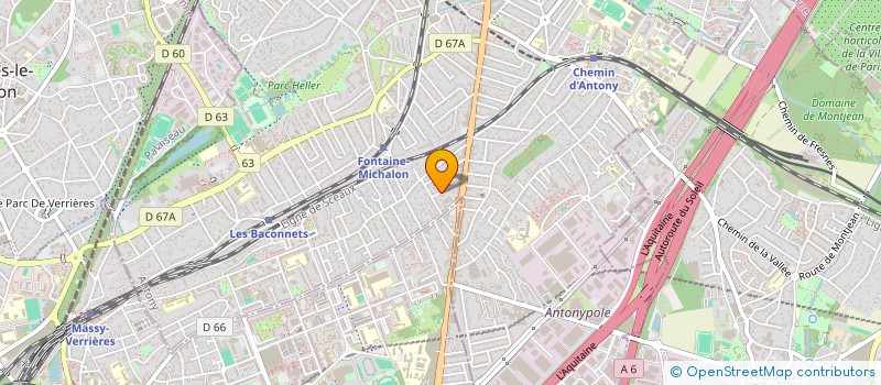 localisation de l'entreprise GERMAINE 17 à ANTONY