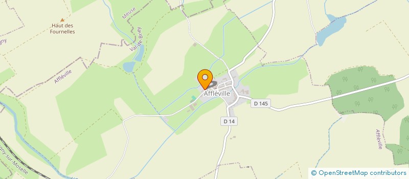 localisation de l'entreprise GERMAINE  AFFLEVILLE