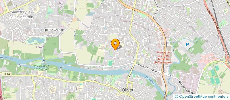 localisation de l'entreprise GERMAINE à OLIVET