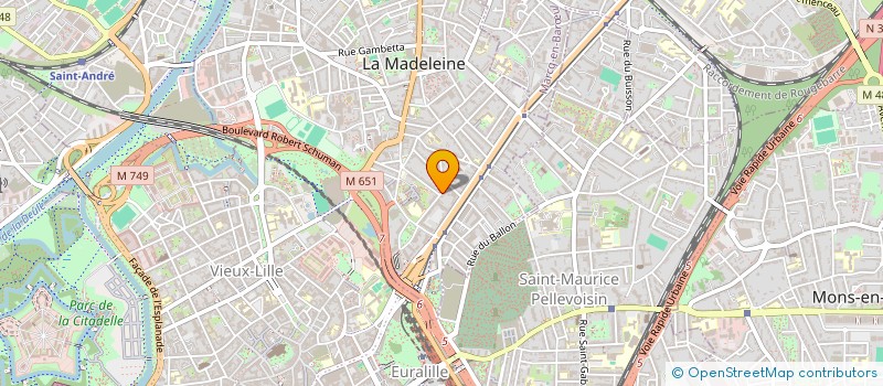 localisation de l'entreprise GERMAINE  LA MADELEINE