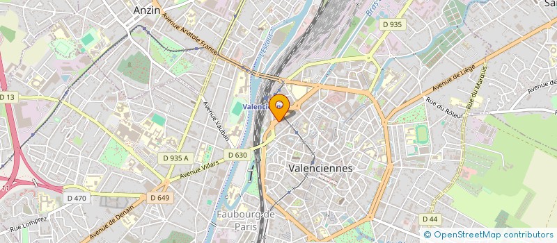 localisation de l'entreprise GERMAINE à VALENCIENNES