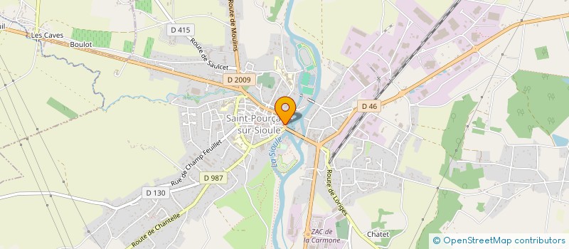 localisation de l'entreprise GERMAINE ET ALICE  SAINT-POURCAIN-SUR-SIOULE