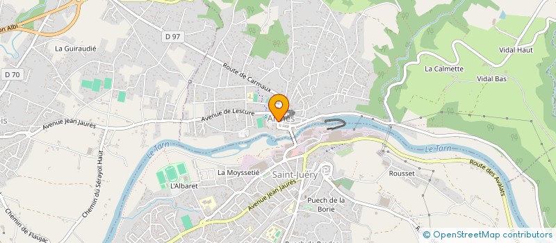 localisation de l'entreprise GERMAINE JOLIBERT  SAINT-JUERY