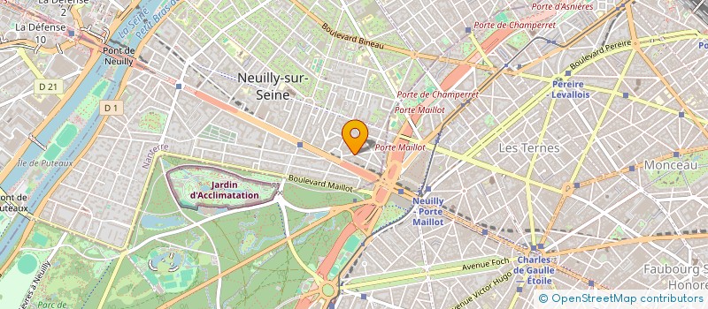 localisation de l'entreprise GERMANICA VASTGOED B V à NEUILLY-SUR-SEINE