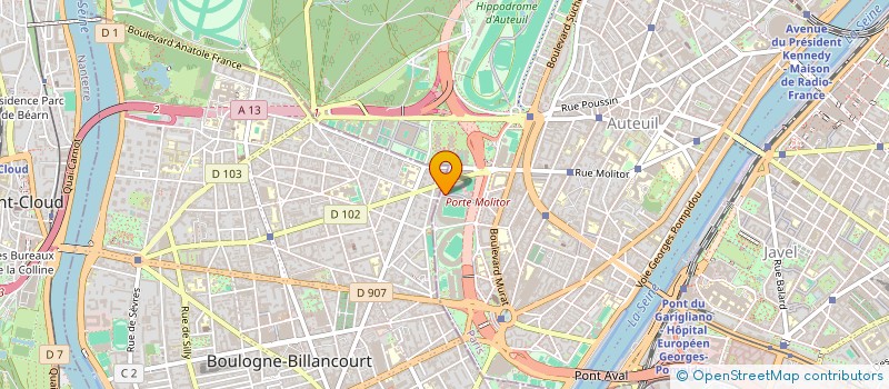 localisation de l'entreprise GERMANY CLASS AUTOMOBILES à PARIS