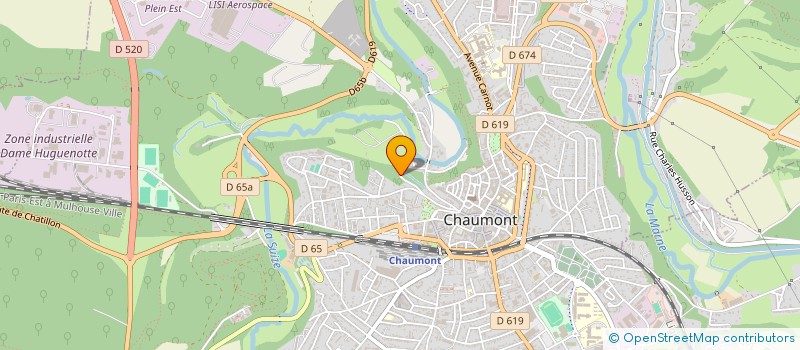localisation de l'entreprise GERMER à CHAUMONT