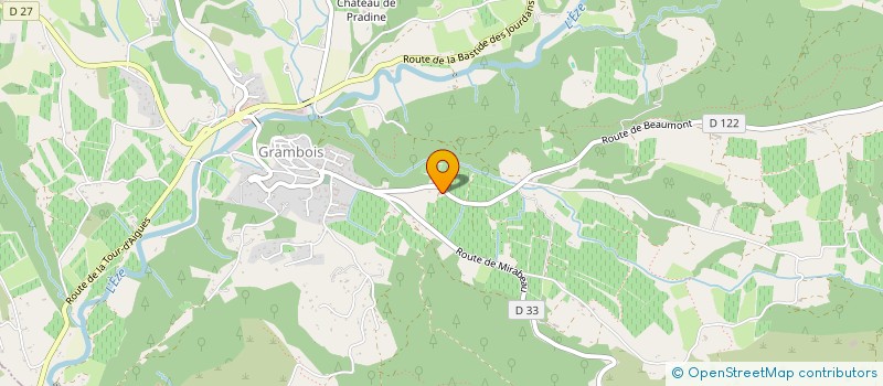 localisation de l'entreprise GERMI  GRAMBOIS