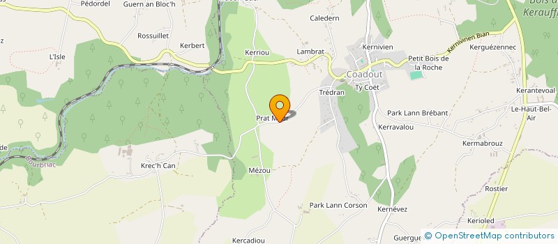 localisation de l'entreprise GERMIE  COADOUT