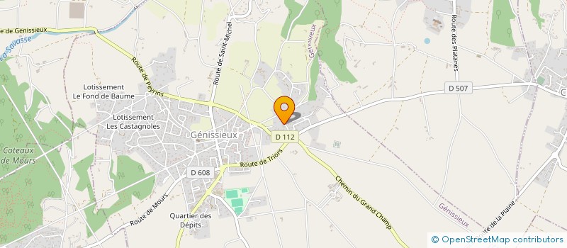 localisation de l'entreprise GERMINAL  GENISSIEUX