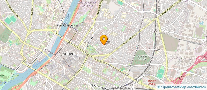 localisation de l'entreprise GERMINAL à ANGERS