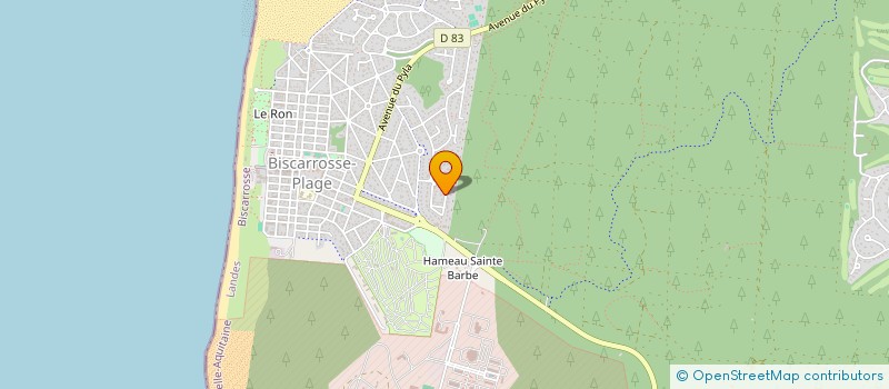 localisation de l'entreprise GERMINAL SCI  BISCARROSSE