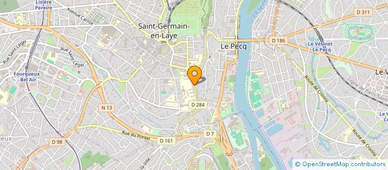 localisation de l'entreprise GERMINVEST 2  LE PECQ