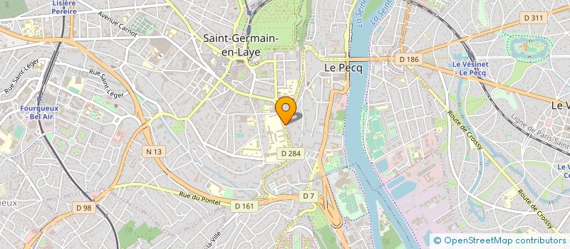 localisation de l'entreprise GERMINVEST  LE PECQ