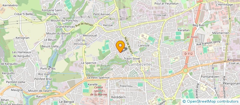 localisation de l'entreprise GERMODEC à BREST