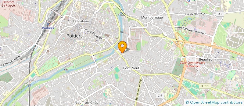 localisation de l'entreprise GERMONIERE RENOVATIONS à POITIERS