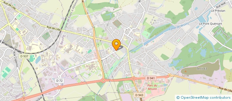 localisation de l'entreprise GERMU  BEUVRY