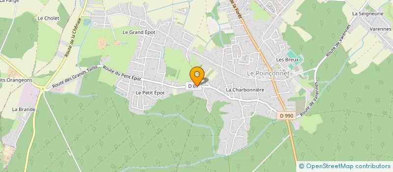 localisation de l'entreprise GERNAIS IMMOBILIER à LE POINCONNET