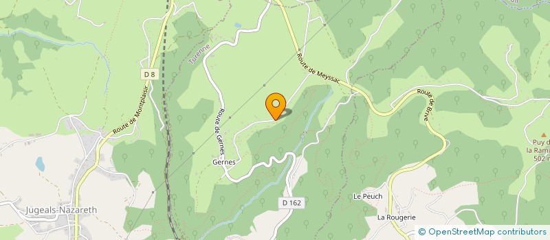 localisation de l'entreprise GERNES DE TURENNE  TURENNE