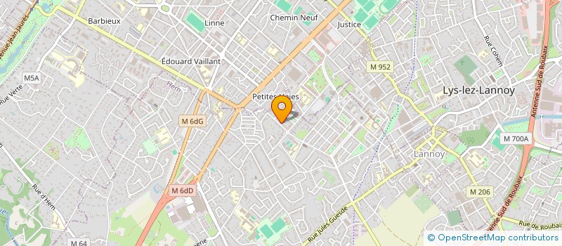 localisation de l'entreprise GERNEZ  HEM