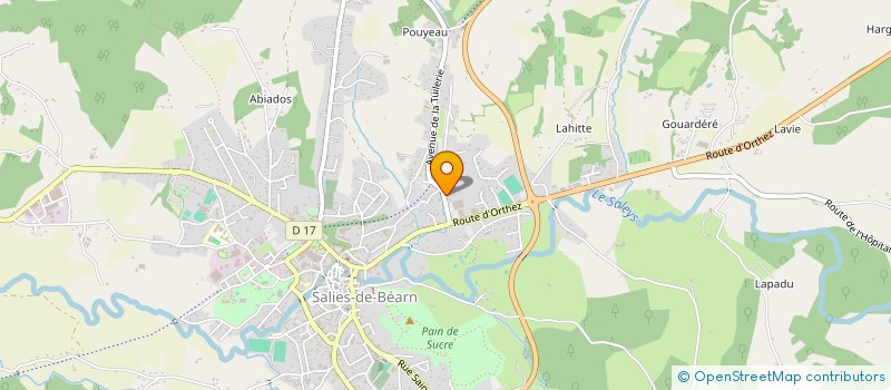 localisation de l'entreprise GERNIKA  SALIES-DE-BEARN