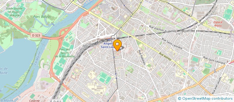 localisation de l'entreprise GERNO S.A à ANGERS
