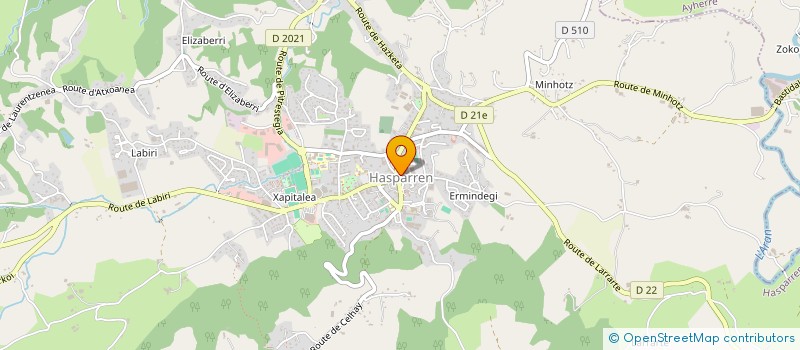 localisation de l'entreprise GEROA à HASPARREN