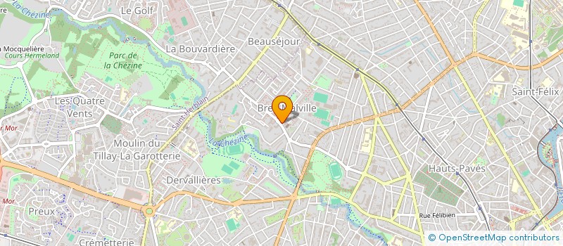 localisation de l'entreprise GEROAL à NANTES