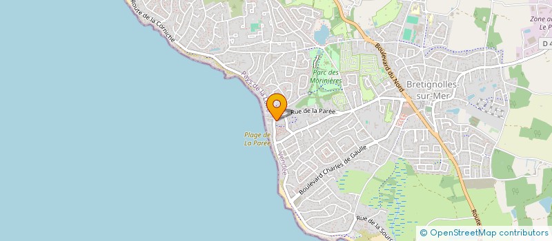 localisation de l'entreprise GEROC à BRETIGNOLLES-SUR-MER