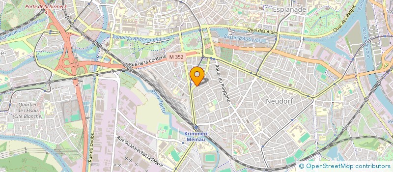 localisation de l'entreprise GEROCO à STRASBOURG