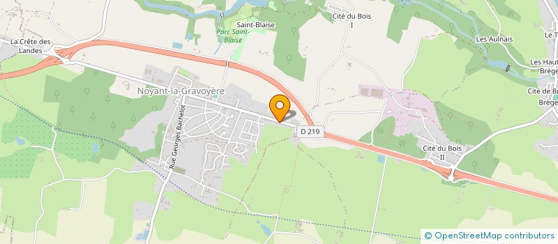 localisation de l'entreprise GEROJU à SEGRE-EN-ANJOU BLEU