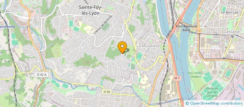 localisation de l'entreprise GEROLA  SAINTE-FOY-LES-LYON