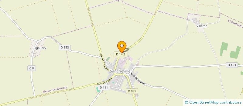 localisation de l'entreprise GEROLI à SANCHEVILLE
